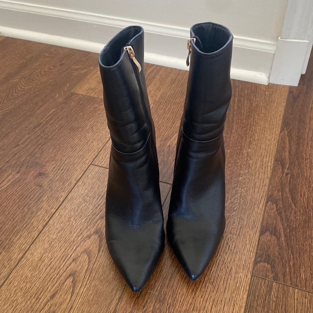 Black Leather Lulu’s Boots